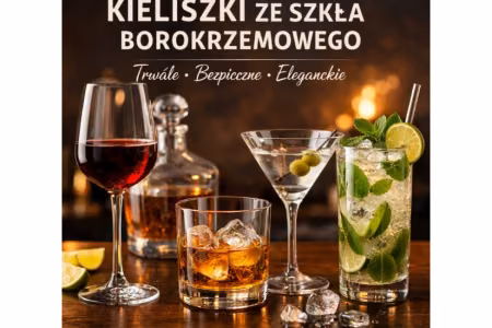 Kieliszki ze szkła borokrzemowego – trwałe, bezpieczne i eleganckie szkło do wina, whisky i drinków